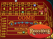 la table de craps du Rivernile